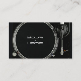 Tarjeta de presentación para DJ