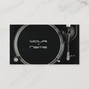 Tarjeta de presentación para DJ