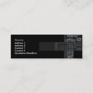 Tarjeta de presentación para edificios de Office