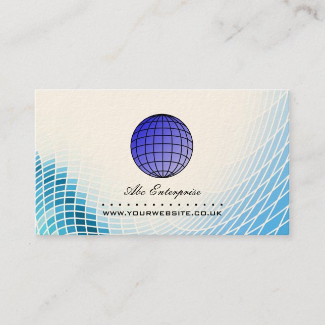 Tarjeta de presentación para ejecutivos globales (Anverso)
