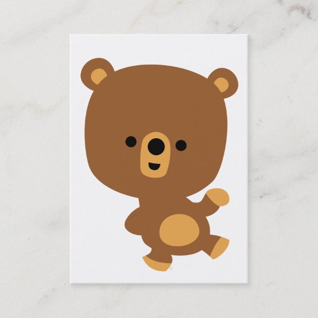 Tarjeta de presentación para el oso "Good Vibe" de (Anverso)