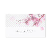 Tarjeta de presentación para el planificador de bo