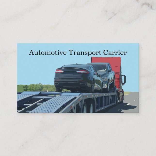 Tarjeta de presentación para el portador de automó (Anverso)