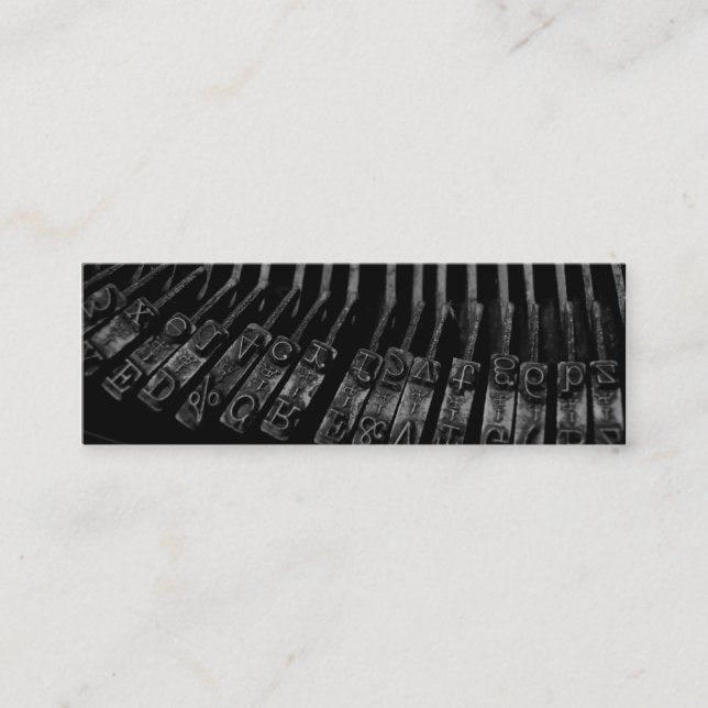 Tarjeta de presentación para escritores (Anverso)