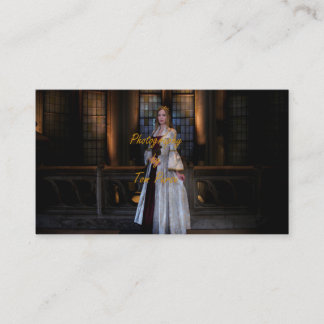 Tarjeta de presentación para fotógrafos retratos