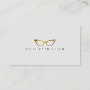 Tarjeta de presentación para gafas oculares de Pur