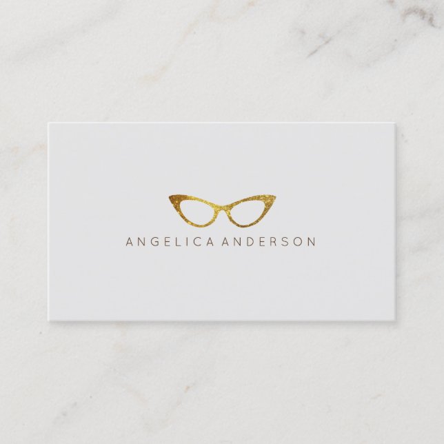 Tarjeta de presentación para gafas oculares de Pur (Anverso)