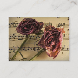 Tarjeta de presentación para guitarra o lección de