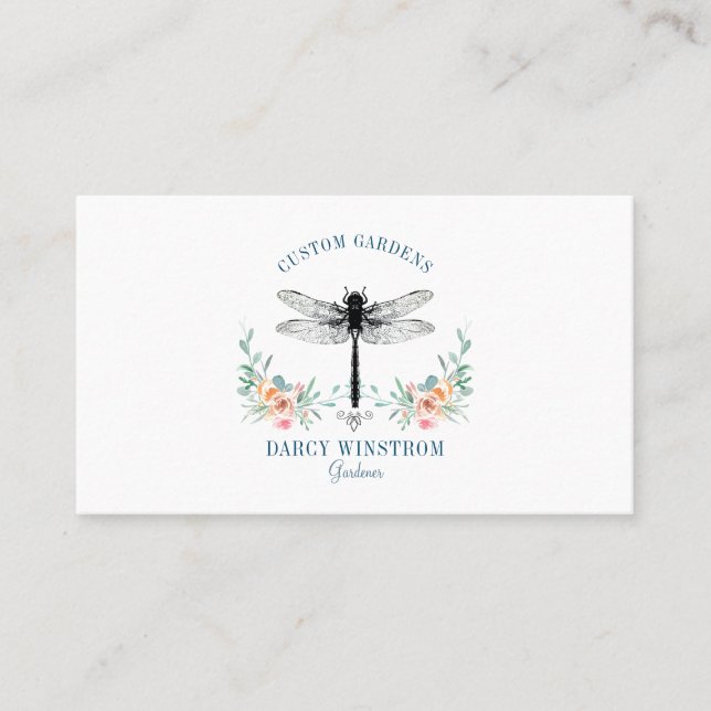 Tarjeta de presentación para jardineros artesanale (Anverso)