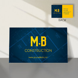 Tarjeta de presentación para la construcción/contr