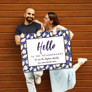 Tarjeta de presentación para la familia del nuevo 