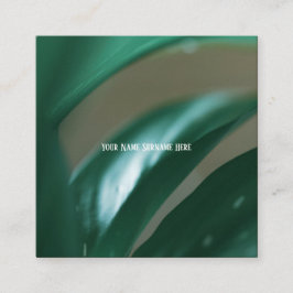 Tarjeta de presentación para la Naturaleza de la P