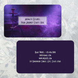 Tarjeta de presentación para la tienda de fumadore