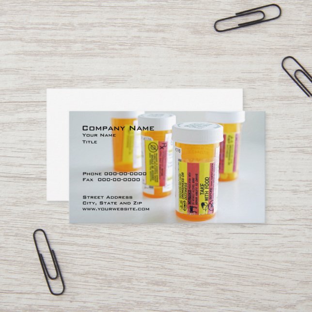 Tarjeta de presentación para medicamentos (Anverso/Reverso In Situ)