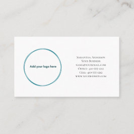 Tarjeta de presentación para medios sociales con l