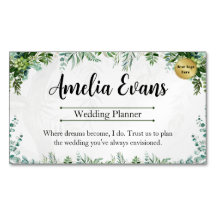 Tarjeta de presentación para mezcla botánica de le