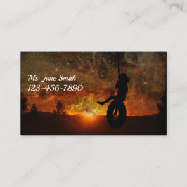 Tarjeta de presentación para niños con canalizació