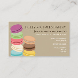 Tarjeta de presentación para panadería fina - Ocho