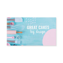 Tarjeta de presentación para pastelería Pastry Che