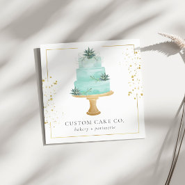 Tarjeta de presentación para pasteles personalizad