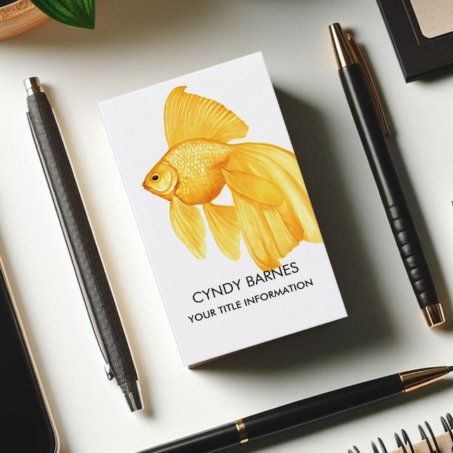 Tarjeta de presentación para peces de oro (Subido por el creador)