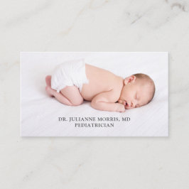 Tarjeta de presentación para pediatras