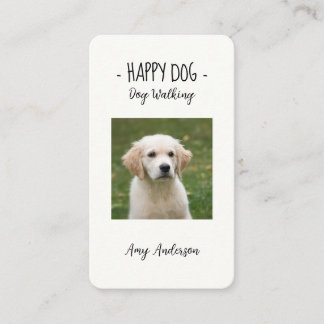 - Tarjeta de presentación para perros "Happy Dog"