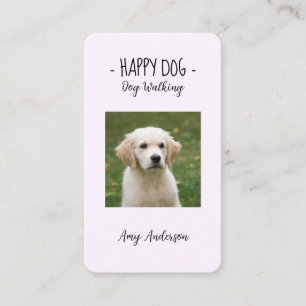 - Tarjeta de presentación para perros "Happy Dog"