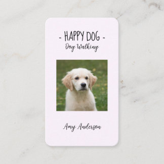 - Tarjeta de presentación para perros "Happy Dog"