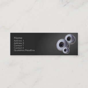 Tarjeta de presentación para perros Silver Cogs