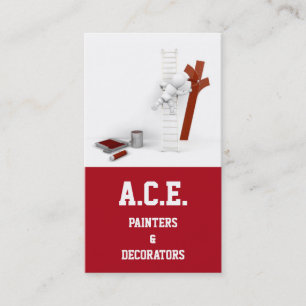 Tarjeta de presentación para pintores y decoradore