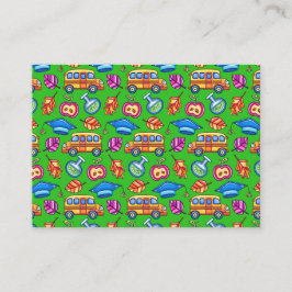 Tarjeta de presentación para profesores