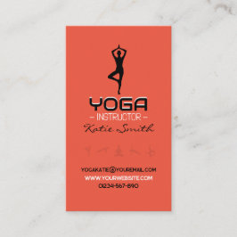 Tarjeta de presentación para profesores/instructor