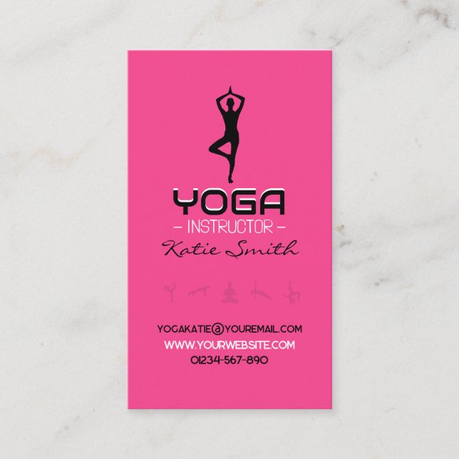 Tarjeta de presentación para profesores/instructor (Anverso)