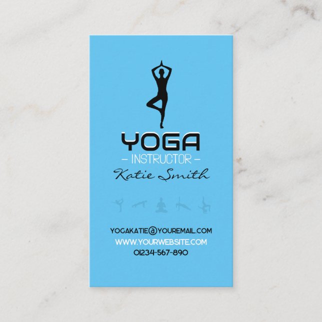 Tarjeta de presentación para profesores/instructor (Anverso)