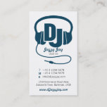 tarjeta de presentación para promotores de DJ en a<br><div class="desc">Tarjeta profesional moderna y sencilla para DJ.  Personaliza tu tarjeta con tus propios detalles,  perfecta para DJ profesionales y semi-profesionales y promotores de música y eventos. Diseño sencillo y moderno de Sarah Trett.</div>