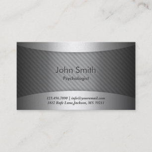 Tarjeta de presentación para psicólogos Metaliza
