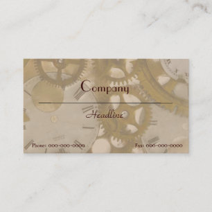 Tarjeta de presentación para relojería