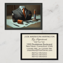 Tarjeta de presentación para sastre, Seamstress