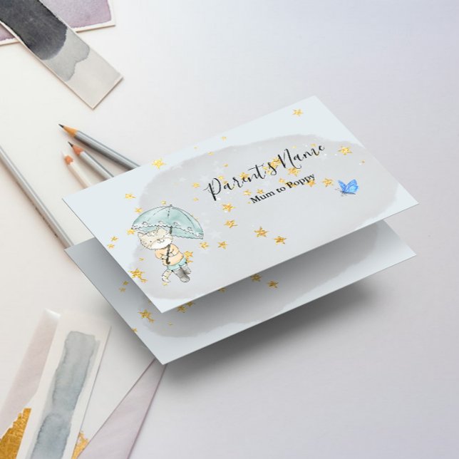 Tarjeta de presentación Pastel Happy Cat (Subido por el creador)