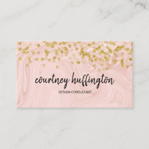 Tarjeta de presentación Pastel moderna