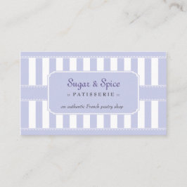 Tarjeta de presentación Pastel Patisserie