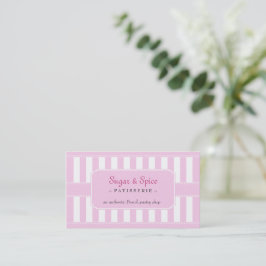 Tarjeta de presentación Pastel Patisserie