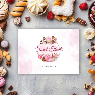 Tarjeta De Presentación Pasteles dulces Panadería