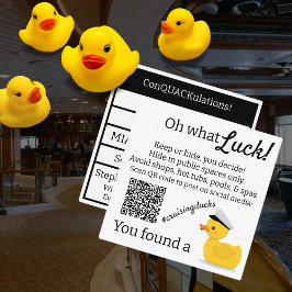 Tarjeta De Presentación Pato del capitán del crucero Ducks