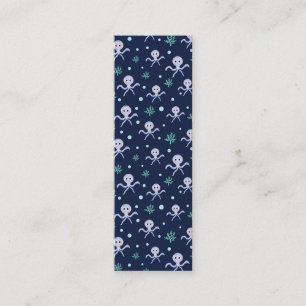 Tarjeta De Presentación Patrón de pulpo bajo el mar