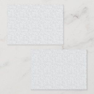 Tarjeta De Presentación Patrón floral geométrico gris claro