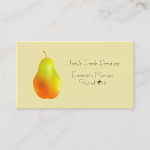 Tarjeta de presentación Pear