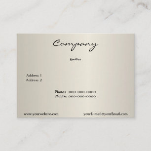 Tarjeta de presentación Pearl Cream