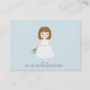 Tarjeta De Presentación Pequeña carta de llamadas de fecha de cumpleaños c